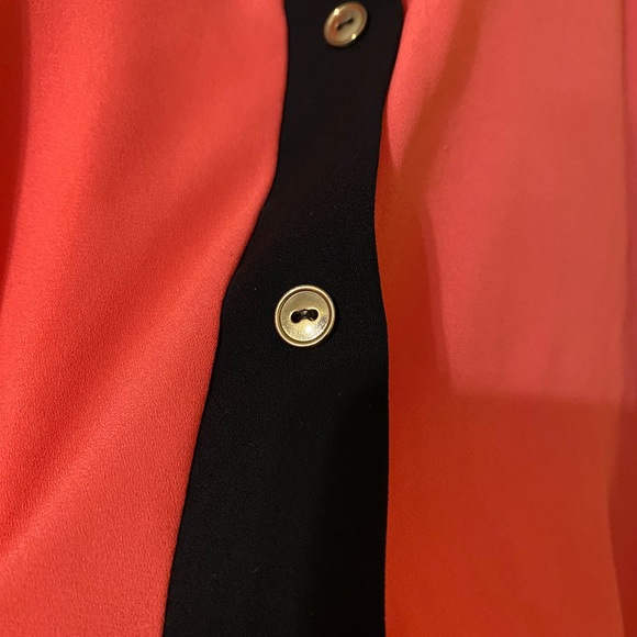 Coral flowy summer tank top - Picture 3 of 4